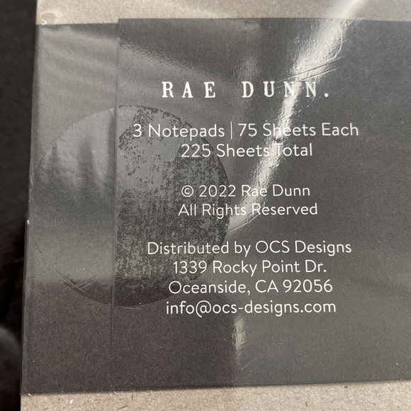 New Rae Dunn notepad set - Picture 2 of 2
